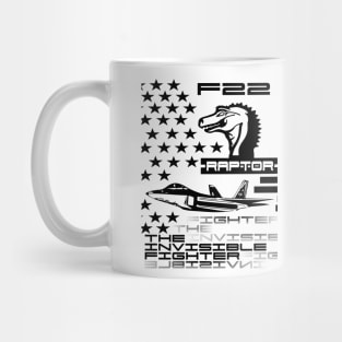 F22 Raptor WHITE Mug